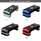 Aerobic Step Platform Exercise Adjustable Height 4"-6''-8"W/4 Riser Color. Fixed Price $32.58.