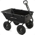 Gorilla Carts Poly Garden Dump Camping Wagon, 1200 Pound Capacity. Fixed Price $175.09.