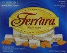 Torrone Nougat Candy, 18 Assorted Pieces (ferrara) Net Wt 7.62 216G. Fixed Price $17.92.
