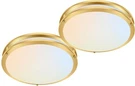 Hykolity 16 Dimmable Led Flush Mount Ceiling Light Inch, Gold. Fixed Price $142.06.