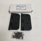 Deltana S44R51B 4" X Plain Bearing 5/8" Radius Mortise Hinge - Pair Black. Fixed Price $8.99.