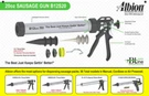 Albion B12S20 - 20OZ Manual Drive Sausage Gun Featuring 12:1. Fixed Price $175.00.