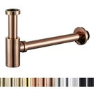 Random Brass Contemporary Round Bottle Trap 1-1/4,BATHROOM Lavatory Adjusta.... Fixed Price $79.86.