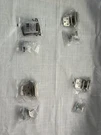 Brainerd Knobs P27772W-SN-CP + 8 Liberty H0104AC-SN-O3 Hinges Satin Nickel. Fixed Price $10.95.