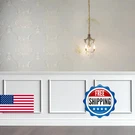 Colingmill 3 Set Accent Peel And Stick Wall Molding Kit Premade Wainscoting Pane. Fixed Price $43.31.