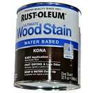 Rust-oleum Ultimate Wood Stain Water Based Kona Easy Application Fast Dry 32OZ. Fixed Price $23.99.