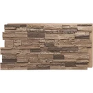 Ekena Millwork Faux Siding 48-5/8"X24-3/4"PANEL Stonewall Cascade Stacked. Fixed Price $89.99.
