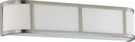 Nuvo Lighting Odeon Wall Sconce W/ Satin White Glass 60-2873. Fixed Price $115.70.