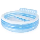 Intex Swim Center Inflatable Above Ground Family Lounge Outdoor Pool, Blue. Fixed Price $54.49.