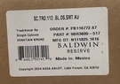 Baldwin SC.TRD.112.6L.DS.SMT.KD Round Deadbolt Assembly - Venetian Bronze *read*. Fixed Price $44.99.