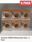 Schluter Kerdi-seal-mv Valve With Gasket 4-1/2" Opening, (6 Pack). Fixed Price $61.74.