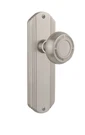 Nostalgic Warehouse Deco Plate With Mission Knob, Passage - 2.75", Satin Nickel. Fixed Price $36.57.