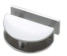 Crl FA82SC Satin Chrome Thru-glass Rounded Shelf Clamp. Fixed Price $12.01.