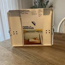 Room Essentials White Finish Fold Down Durable Metal Loft Tray Nightstand -. Fixed Price $22.00.