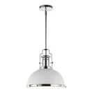 Jonathan JYL9536C Homer 13" 1-LIGHT Industrial Iron Led Dome Pendant, White. Fixed Price $105.25.