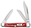 Case Xx Small Stockman Knife Pocket Worn Jigged Old Red Bone Stainless 10305. Fixed Price $71.24.