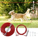 Luffwell 120FT Dog Runner Heavy Duty Yard Trolley System 15FT Tie Out Cable Larg. Fixed Price $59.98.