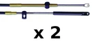 Pack 23 Ft Xtreme Control Cablesfits Mercury, Mariner, Mercruiser And Force. Fixed Price $193.46.