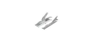 C.r. Laurence WCM100 Crl Jalousie Window Glass Clip For Pan Am, 4", Color. Fixed Price $31.99.