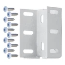 Freedom 2-3/4" Heavy Duty Fence Rail White Aluminum Brackets Screws. Fixed Price $11.95.