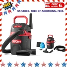 Hyper Tough 1.5 Gallon Peak Hp Poly Wet/dry Vacuum, VH105 3502, New, Storage. Fixed Price $70.99.