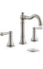 Roffenny Brushed Nickel 8" Widespread Bathroom Faucet TN3368-BN W/pop Up Drain. Fixed Price $50.99.