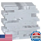 Xuaniny 10-SHEET Peel And Stick Metal Backsplash Tiles Self Adhesive Brushed. Fixed Price $52.48.