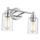 Modern Bathroom Fixtures, 2-LIGHT Vanity Lights 14.3" Chrome. Fixed Price $88.45.