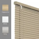 Chicology Cordless 1" Vinyl Mini Blinds 34" 48" Gloss Cappuccino Box Of 6 Sets. Fixed Price $59.99.