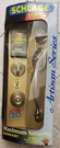 New Schlage F62 620 Geo Plymouth Double Cylinder Antique Pewter Handleset. Fixed Price $75.00.
