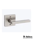 Kwikset Signature Series Halifax Square Satin Nickel Interior Exterior Dummy. Fixed Price $21.00.