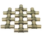 Apollo APXT3410PK 3/4 In. Brass Pex-b Barb Tee (10-PACK). Fixed Price $22.99.