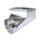 90 Degree Register Box 14" 6" 8" With Flange - Master Flow Hvac Transition. Fixed Price $58.76.