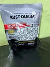 Rust-oleum 312449 Indoor/outdoor Glacier Gray Blend Decorative Color Chips Lb. Fixed Price $13.50.