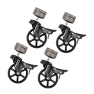 Swivel Wheels For 1 Pipe (4-PACK), Casters 3 Inches, Black. Fixed Price $54.21.