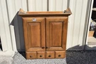 Solid Wood Medicine Wall-mounted Storage Cabinet Brown From Lowes Heavy Duty. Fixed Price $49.99.