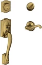 Schlage Single Cylinder Handleset Left Antique Brass F60 Cam 609 Fla Lh. Fixed Price $54.99.
