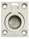 Idh By St. Simons Solid Brass Flush Ring Pull (1 3/4" X 1/2"), Polished Nickel. Fixed Price $7.25.