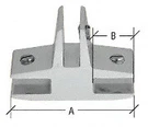 Crl E738A Chrome 3-WAY 90 Degree 't' Standard Connector For 3/8" Glass. Fixed Price $27.25.