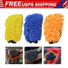 2 Pack Microfiber Car Wash Mitt Scratch Free Ultra Absorbent Cleaning Gloves. Fixed Price $8.09.