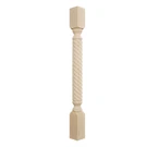 Ekena Millwork COL03X03X35HAAL Hamilton Rope Cabinet Column Top Block 6 1/8. Fixed Price $105.31.