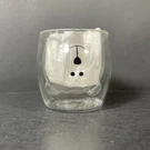 Cute Bear Coffee Cup Double Walled Glass Mug 8 Oz Tea Milk Muchenggift. Fixed Price $15.00.