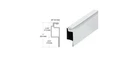 Crl White 5/16" Roll Formed Aluminum Standard Lip Screen Frame - 144" Length. Fixed Price $37.79.