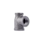 Stz Industries 3/4 X Fip Black Malleable Iron Reducing Tee 310URT-1341. Fixed Price $13.99.