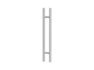 Commercial Ladder Pull 36" Overall 24" Center To Brushed Nickel. Fixed Price $141.60.