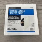 Everbilt 229-483 8X8" Adjustable Spring Loaded Plastic Access Panel Genuine New. Fixed Price $14.47.