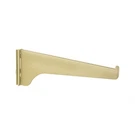 Knape & Vogt 180BR 10" Brass Shelf Brackets White. Fixed Price $18.99.