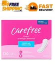 Carefree Panty Liners, Regular, Flat, Unscented, 8 Hour Odor Control, 120CT. Fixed Price $8.85.