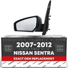 Driver Side Mirror For Nissan Sentra Powered, Non-foldable, Flat Glass. Fixed Price $61.74.