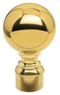 Ball Finial For 1.5" Railing Tubing .050" Compatible Wall Thickness Pol. Fixed Price $45.83.